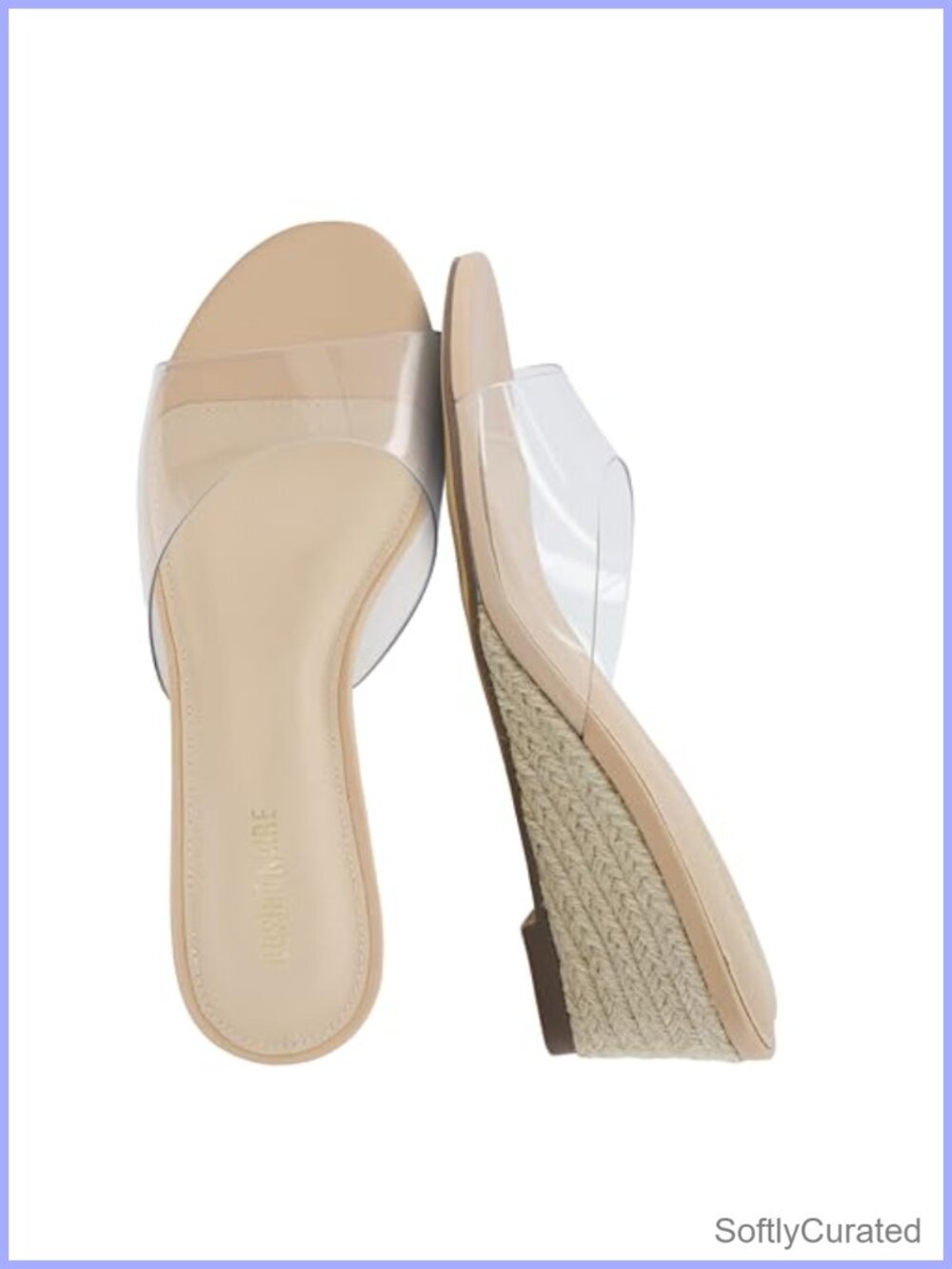 Brit Dress Wedge Sandals Slip-On Espadrille Heels Memory Foam Comfort